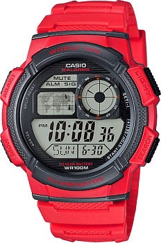 Японские наручные часы Casio Illuminator AE-1000W-4A с хронографом