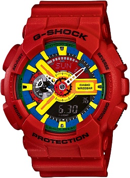 Японские наручные часы Casio G-SHOCK GA-110FC-1A с хронографом