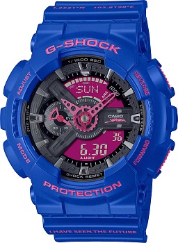 Японские наручные часы Casio G-SHOCK GA-110JAH22-2A с хронографом