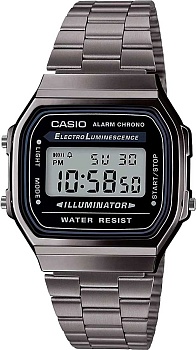 Японские наручные часы Casio Vintage A168WEGG-1AEF с хронографом