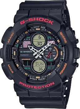 Японские наручные часы Casio G-SHOCK GA-140-1A4ER с хронографом