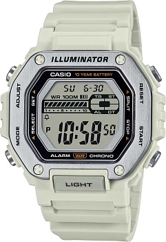 Японские наручные часы Casio Collection MWD-110H-8A с хронографом