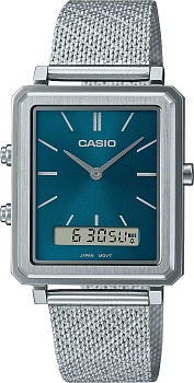 Японские наручные часы Casio Collection MTP-B205M-3E с хронографом