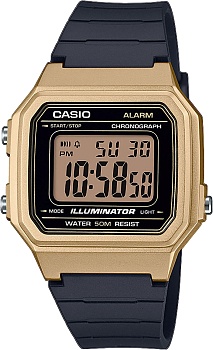 Японские наручные часы Casio Collection W-217HM-9AVEF с хронографом