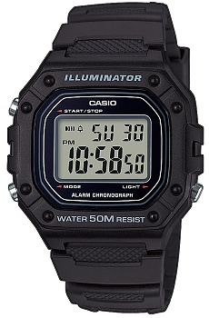 Японские наручные часы CASIO CASIO COLLECTION W-218H-1A