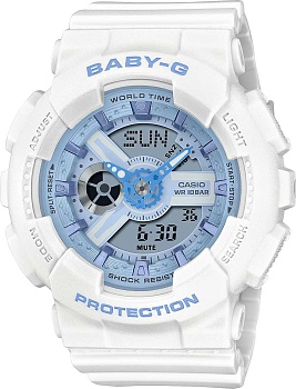 Японские наручные часы Casio Baby-G BA-110XBE-7A с хронографом