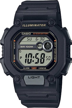 Японские наручные часы Casio Collection W-737HX-1A с хронографом