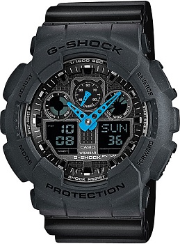 Японские наручные часы Casio G-SHOCK GA-100C-8A с хронографом