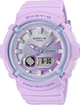 Японские наручные часы Casio Baby-G BGA-280DR-4A с хронографом