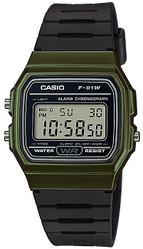 Японские наручные часы CASIO CASIO COLLECTION F-91WM-3A