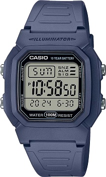 Японские наручные часы Casio Collection W-800H-2A с хронографом