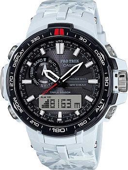 Японские наручные часы Casio Pro Trek PRW-6000SC-7 с хронографом