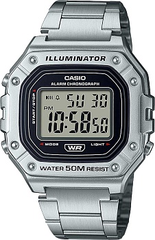 Японские наручные часы Casio Collection W-218HD-1AVDF с хронографом