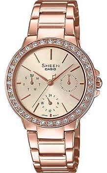 Японские наручные часы Casio Sheen SHE-3069PG-9A