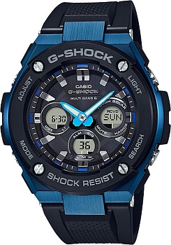 Японские наручные часы Casio G-SHOCK GST-W300G-1A2 с хронографом