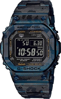 Японские титановые наручные часы Casio G-SHOCK GMW-B5000TCF-2ER с хронографом