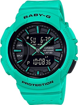 Японские наручные часы Casio Baby-G BGA-240-3A с хронографом