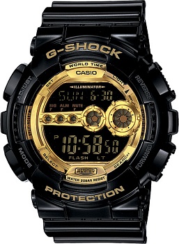 Японские наручные часы Casio G-SHOCK GD-100GB-1E с хронографом